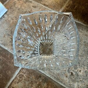 Mikasa Crystal Glass Serving Bowl